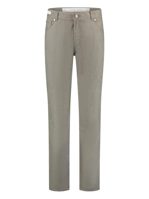 Richard J. Brown logo-patch trousers Neutrals T187