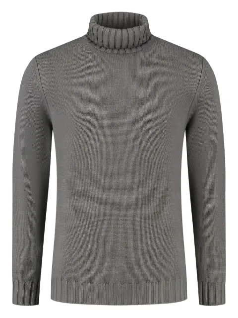 Doriani Cashmere ribbed roll-neck sweater Grey 5058DO30223024276