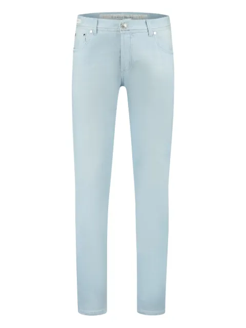 Richard J. Brown logo-patch jeans Blue T45