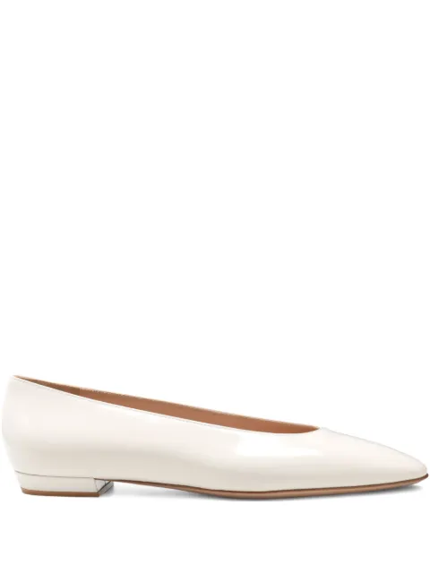 Gianvito Rossi leather ballerina shoes White G2233410RICNUI
