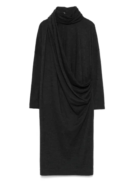 Jean Paul Gaultier Pre-Owned 1980s draped midi dress Grey JPG3021