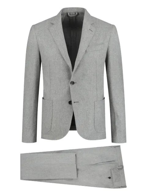 Luigi Borrelli mélange-effect suit Grey ABNISIDAI
