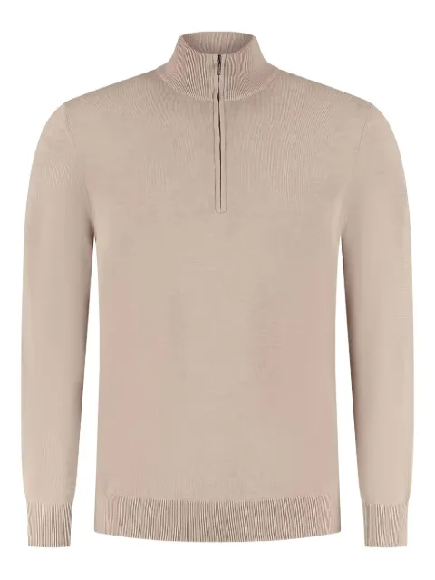 Zanone half-zip jumper Neutrals 810145ZY318Z3998