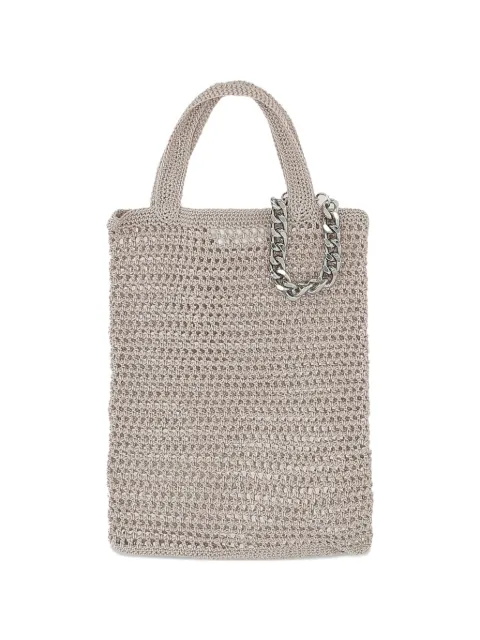 Niccolò Pasqualetti Coya macramé tote bag Neutrals NP07B005COYABEIGE