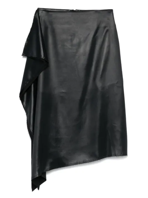 Niccolò Pasqualetti asymmetric skirt Black NP07S005