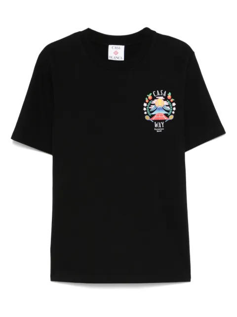 Casablanca Casa Way T-shirt Black MPF25JTS00109