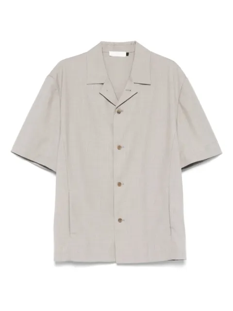 Amomento button-down shirt Grey AM25SSM03JKBGL