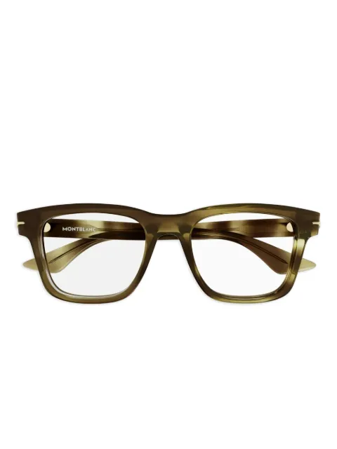 Montblanc square-frame glasses Brown MB0266O010