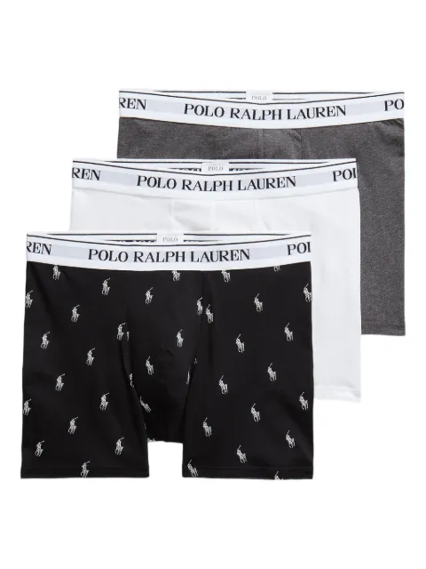 Polo Ralph Lauren logo-embellished boxers (pack of three) Black 714830300075