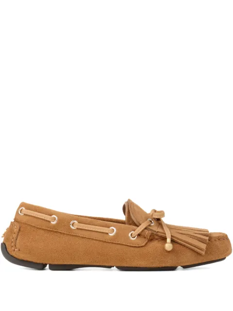 Jimmy Choo Manon F tassel-detail loafers Neutrals MANONFQW0252