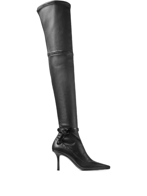 Jimmy Choo 85mm Camie over-the-knee boots Black CAMIEOTK85TQY