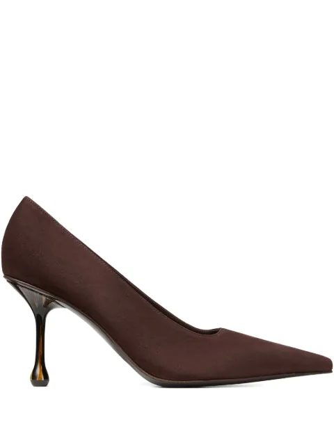 Jimmy Choo 80mm Ixia pointed-toe pumps Brown IXIA80JRS