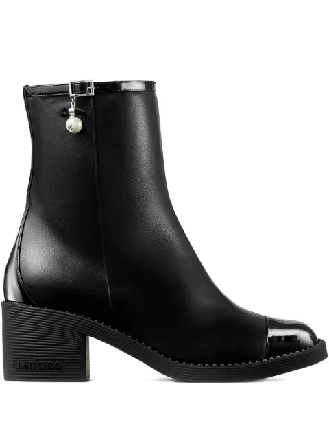 Jimmy Choo 60mm Adry leather boots Black ADRYAB60RMQ