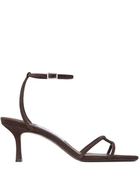 Jimmy Choo 65mm 1998 Leo sandals Brown 1998LEO65SUE