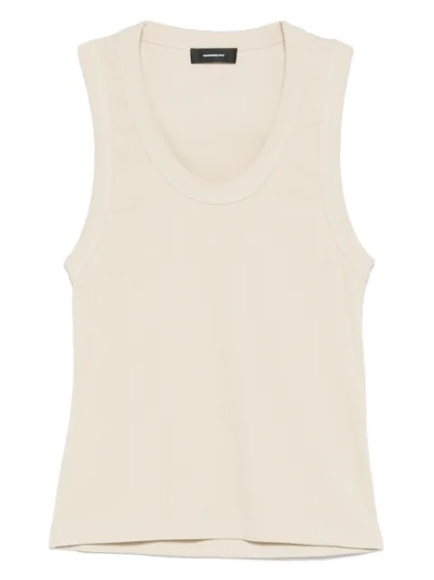 WARDROBE.NYC scoop-neck tank top Neutrals W1121R20CO