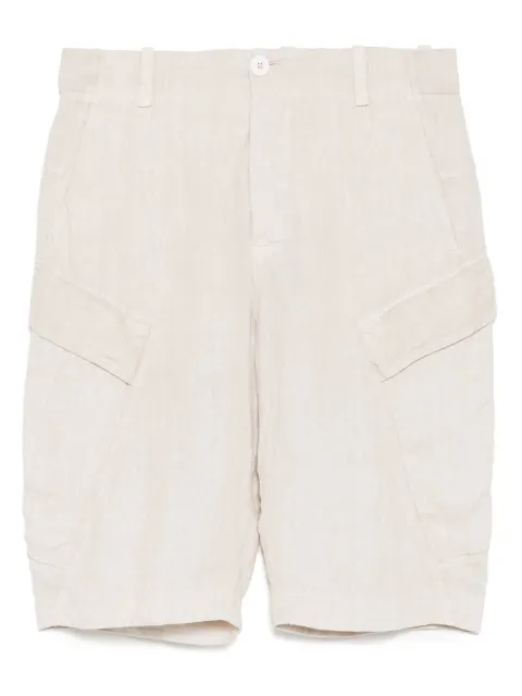 Transit linen cargo shorts Neutrals CFUTRZD133STN