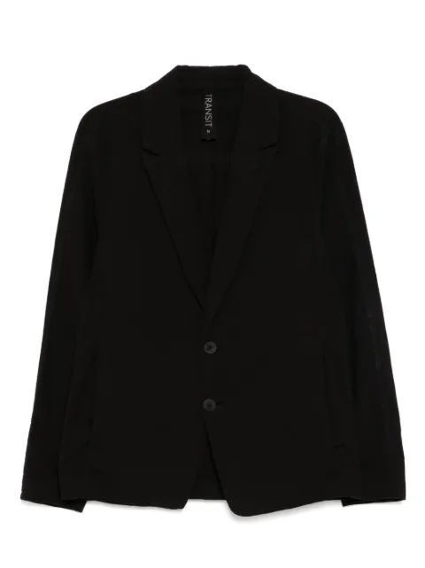 Transit single-breasted blazer Black CFUTRZG161