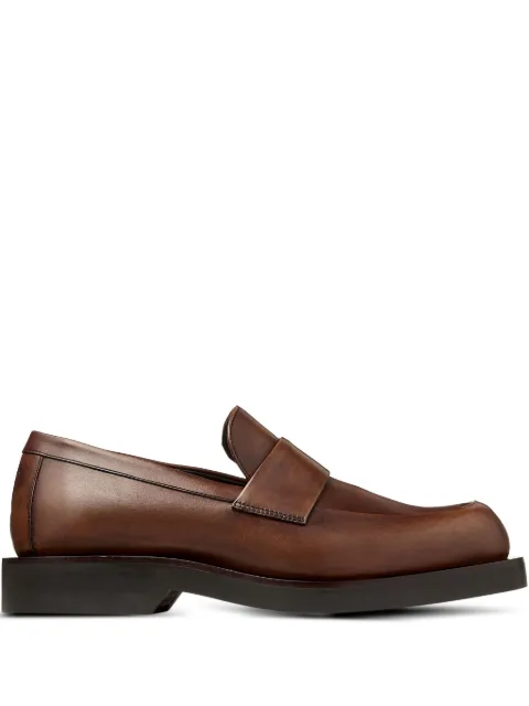 Jimmy Choo Buff leather loafers Brown BUFFLOAFERKUT