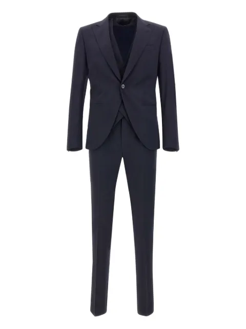 Corneliani single-breasted suit Blue 937T519398506001