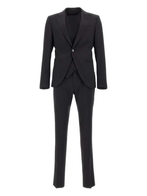 Corneliani single-breasted suit Black 937T519398506020