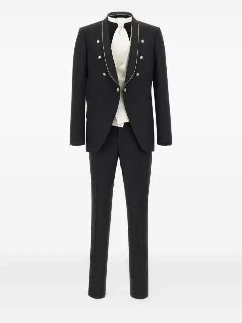 Carlo Pignatelli Four-piece ceremony suit Black 50JX139C108410999