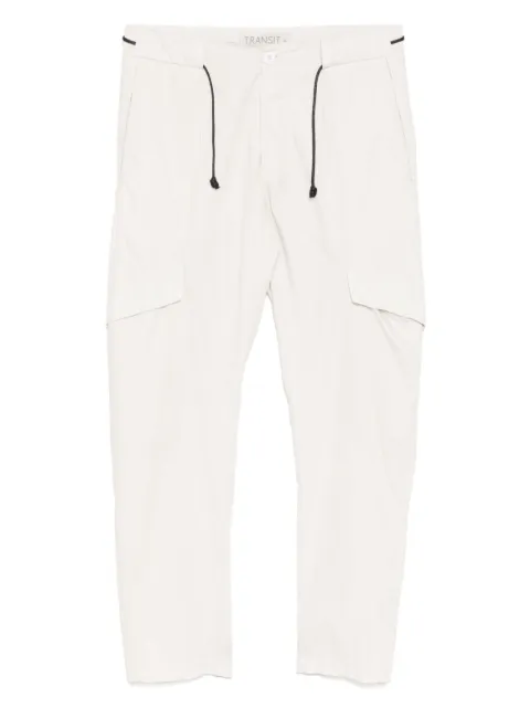 Transit drawstring trousers White CFUTRZB115STN