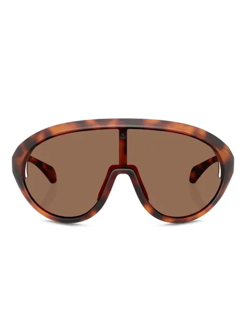 Moncler Eyewear oversized-frame sunglasses Brown ME8010