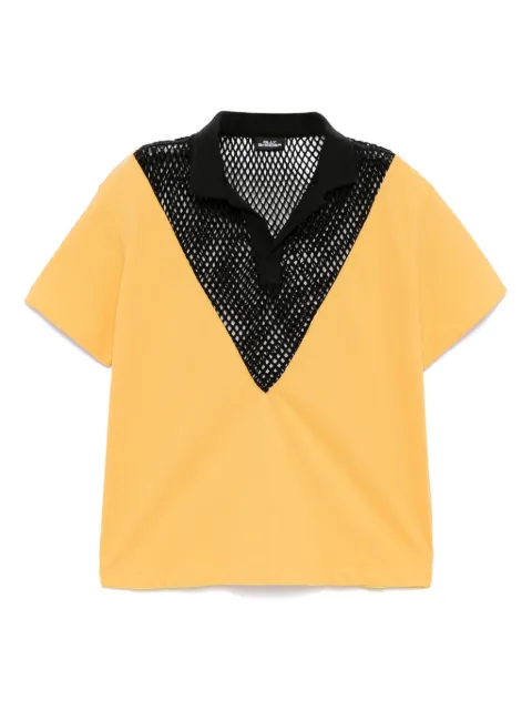 Olly Shinder hybrid lace polo Yellow PO01SS25Y