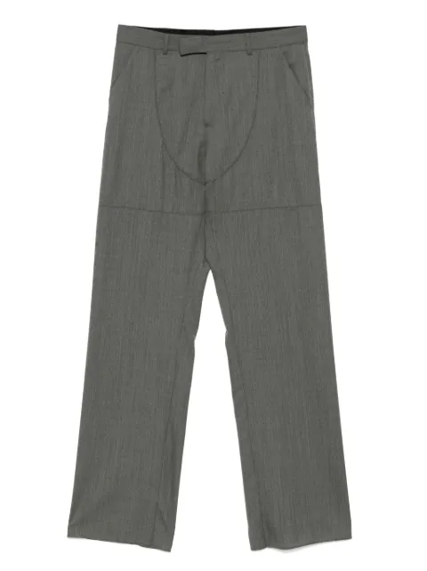 Martine Rose straight-leg trousers Grey 367WT11415