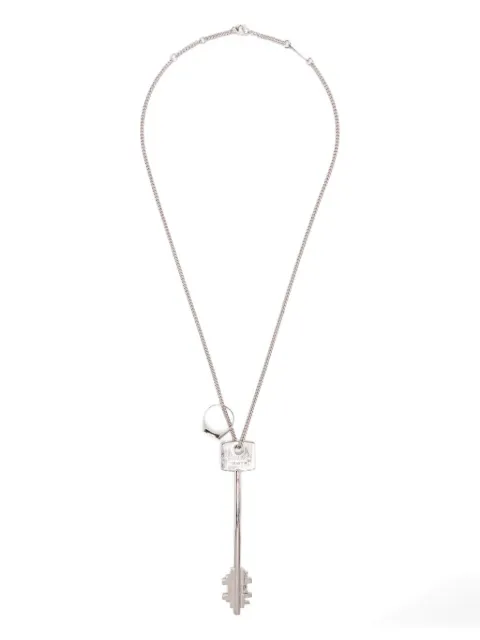 Rabanne key-ring pendant necklace Silver 25HBB0451MET809