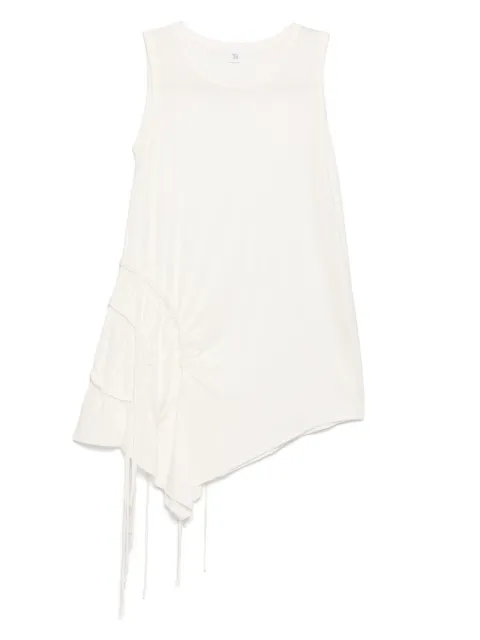 Y's cotton jersey top White YPT96080