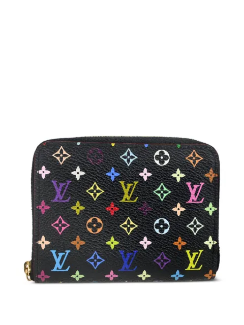 Louis Vuitton Pre-Owned monogram print compact wallet Black 184668