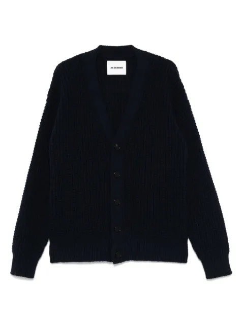 Jil Sander V-neck cardigan Blue J22HP0046J14787