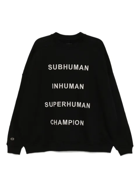 Rick Owens Jumbo sweatshirt Black CM01E1669CHFE09