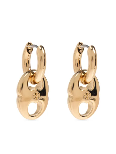 Tory Burch small Gemini link hoop earrings Gold 171111