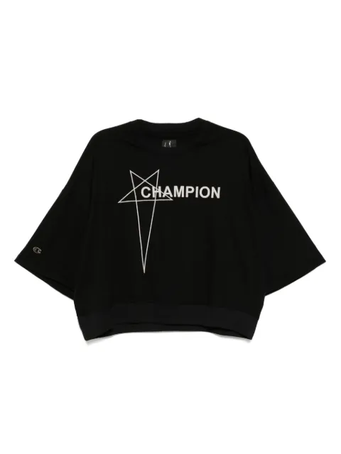 Rick Owens Tommy T-shirt Black CM01E1677CHJG09