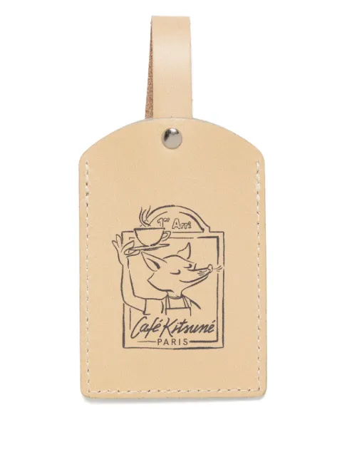 CAFÉ KITSUNÉ Street Fox name tag Neutrals OU05303LC0050