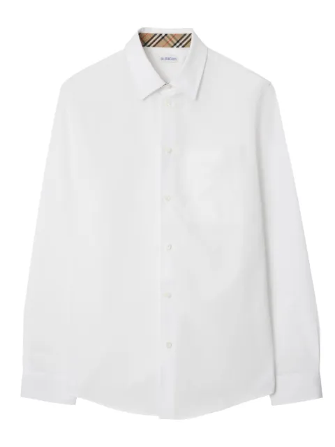 Burberry cotton poplin shirt White 8113135