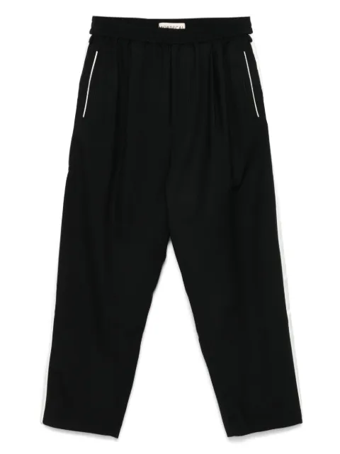 MORDECAI side-stripe trousers Black 25E96MRU10