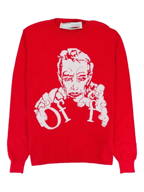 Off-White embroidered sweatshirt OMHA085S203960462001