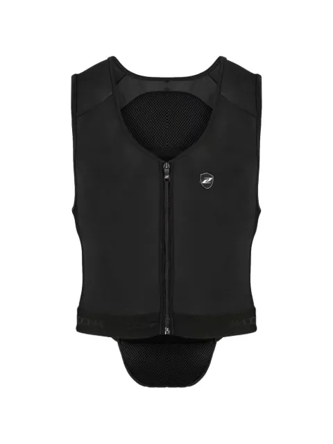 Zandonà Italia zip-up vest Black S1978