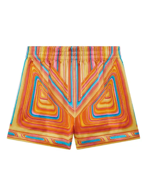 Casablanca graphic-print shorts Orange WS25TR10401