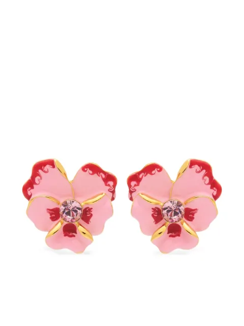 Kenneth Jay Lane Flower earrings Pink 9208EK