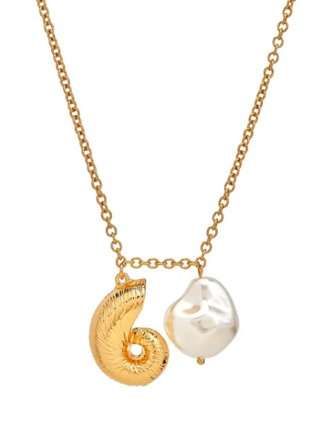 Kenneth Jay Lane Seashell necklace Gold 7793NGP