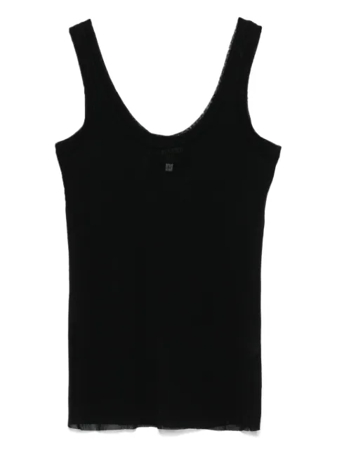 Jean Paul Gaultier Pre-Owned 2000s scoop-neck tank top Black JG250SS