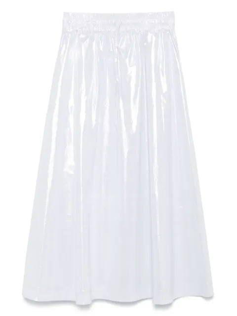 D.Exterior A-line midi skirt Silver 60839