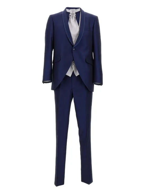 Carlo Pignatelli single-breasted suit Blue 46JX127C107376690