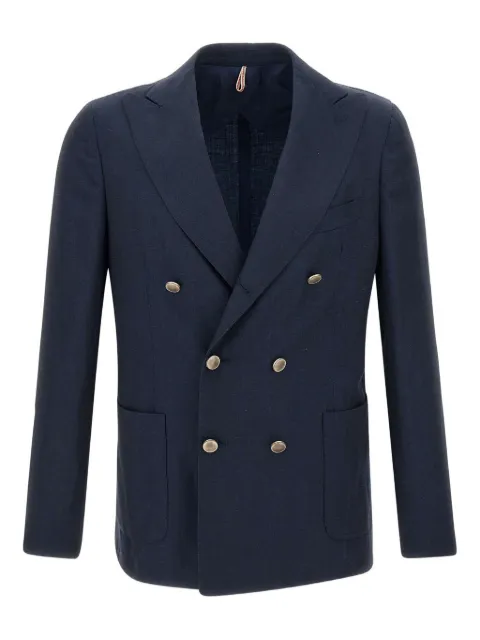 Santaniello double-breasted blazer Blue 3331B78B