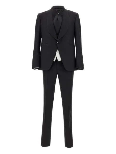 Carlo Pignatelli single-breasted suit Black 48JX099L107924999