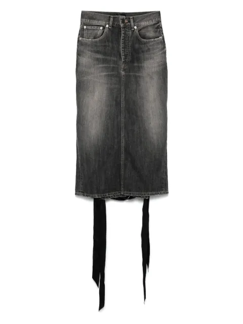 Balenciaga lace-up skirt Grey 831713TSW67